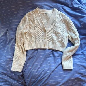 Aritzia | Sunday Best Cream Cooper Cardigan (S)